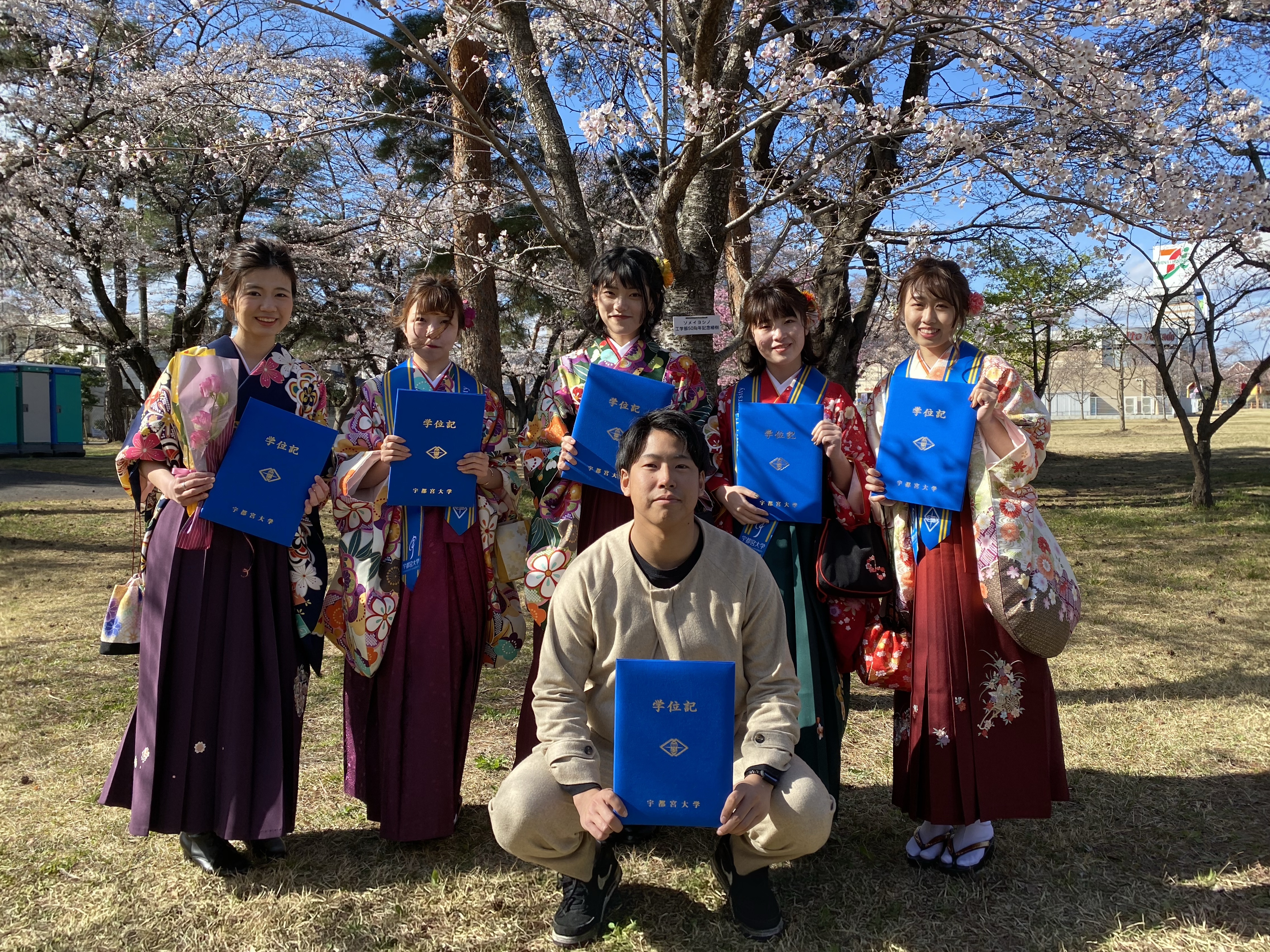 2020年の卒業式の写真です