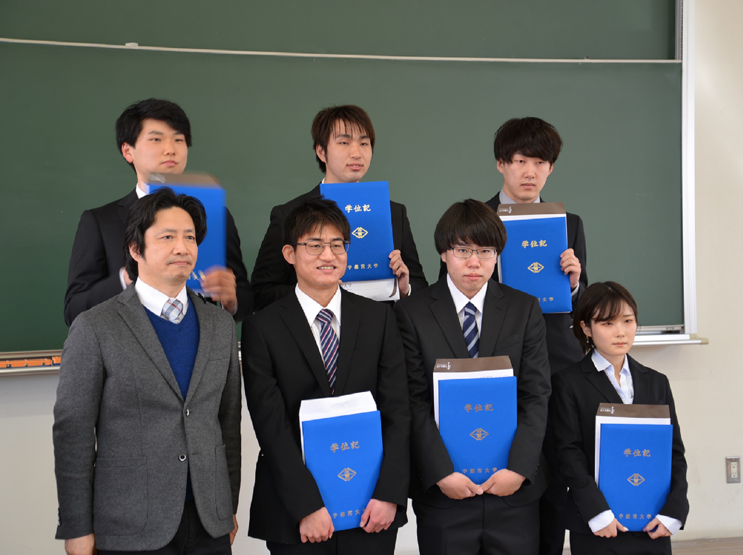 2021年の卒業式の写真です