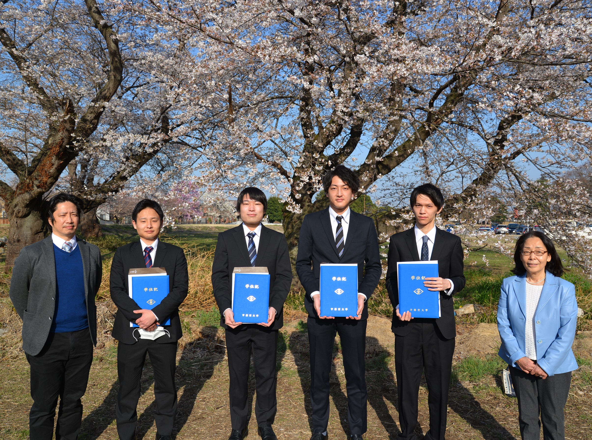 2021年の卒業式の写真です