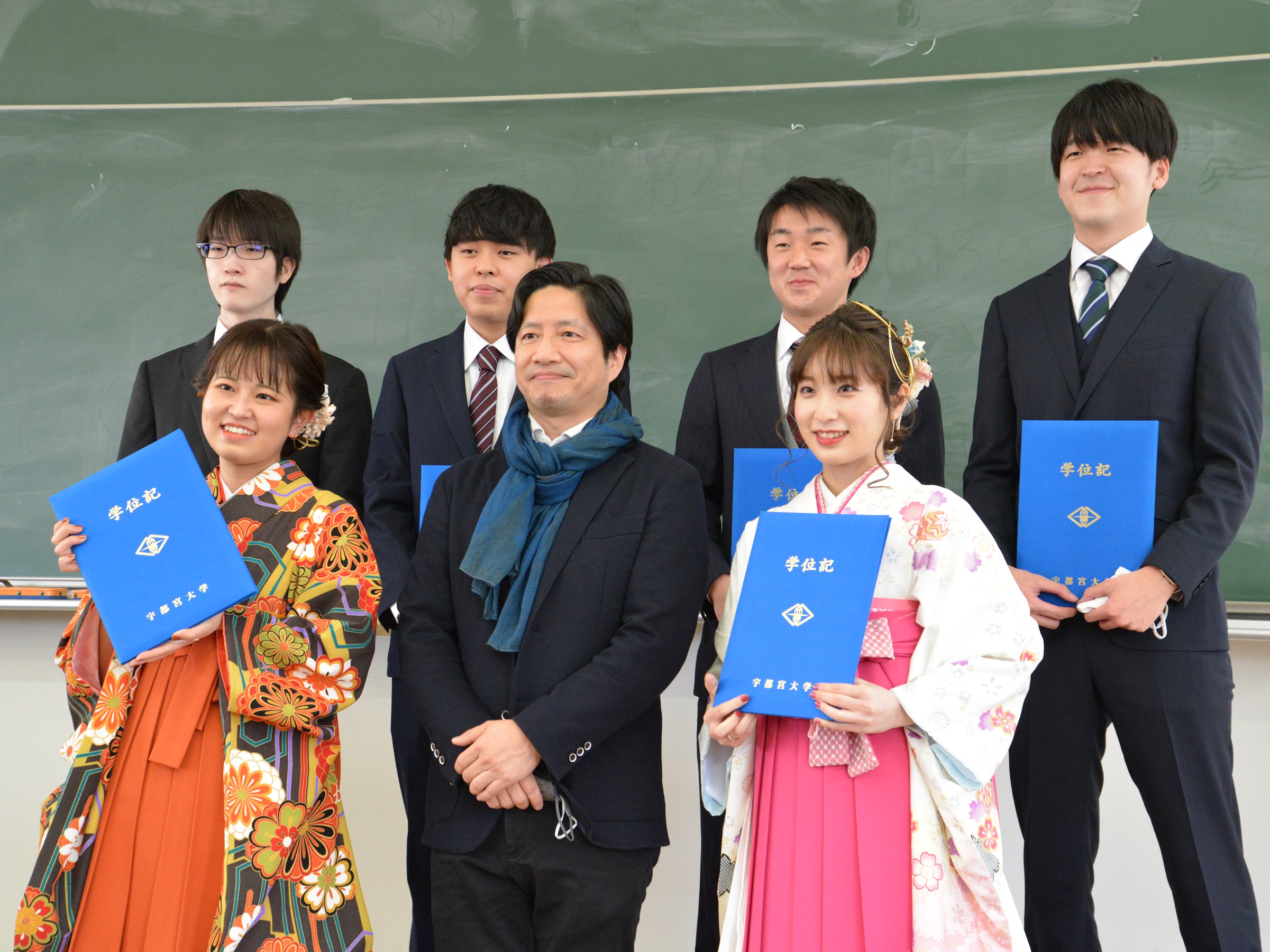 2022年の卒業式の写真です