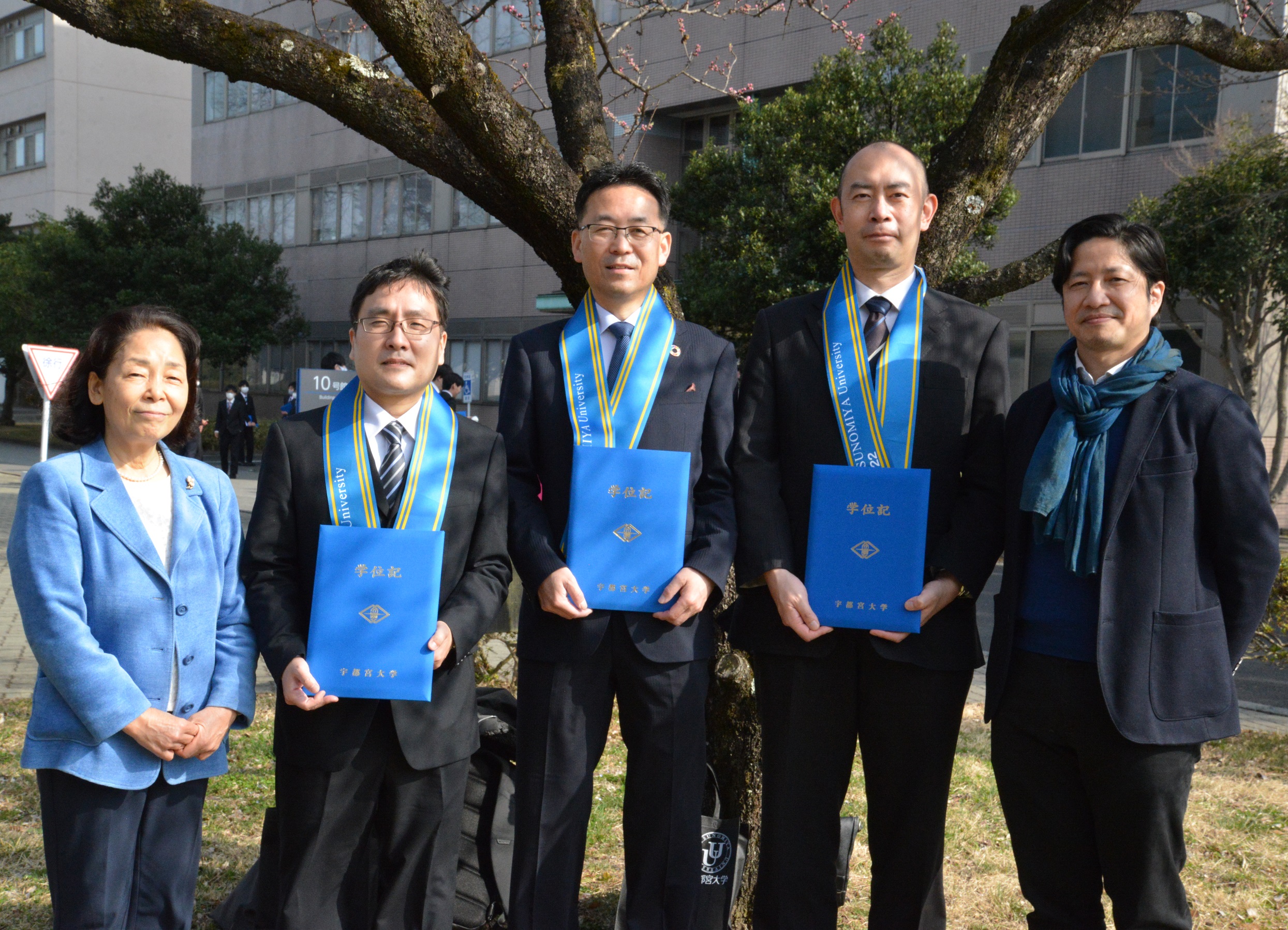 2022年の卒業式の写真です