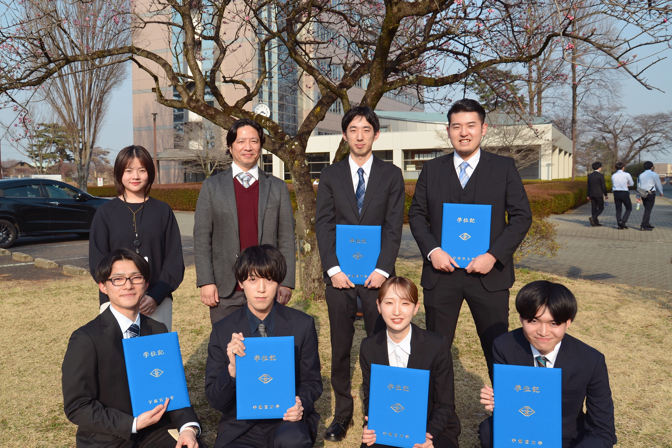 2025年の卒業式の写真です