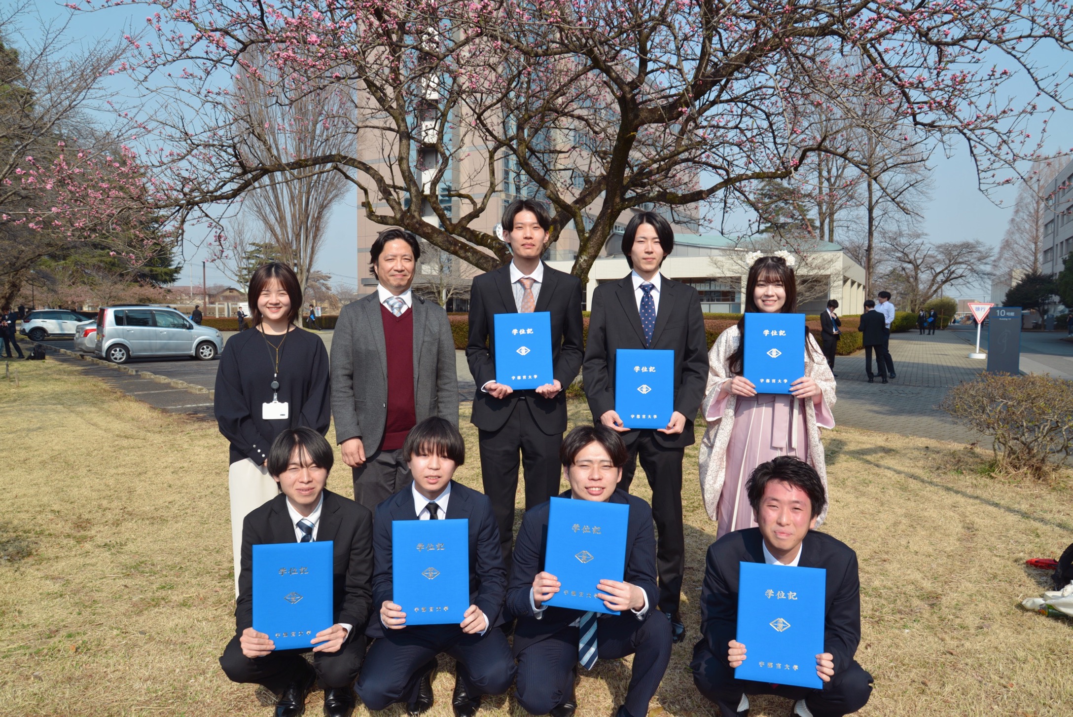 2025年の卒業式の写真です